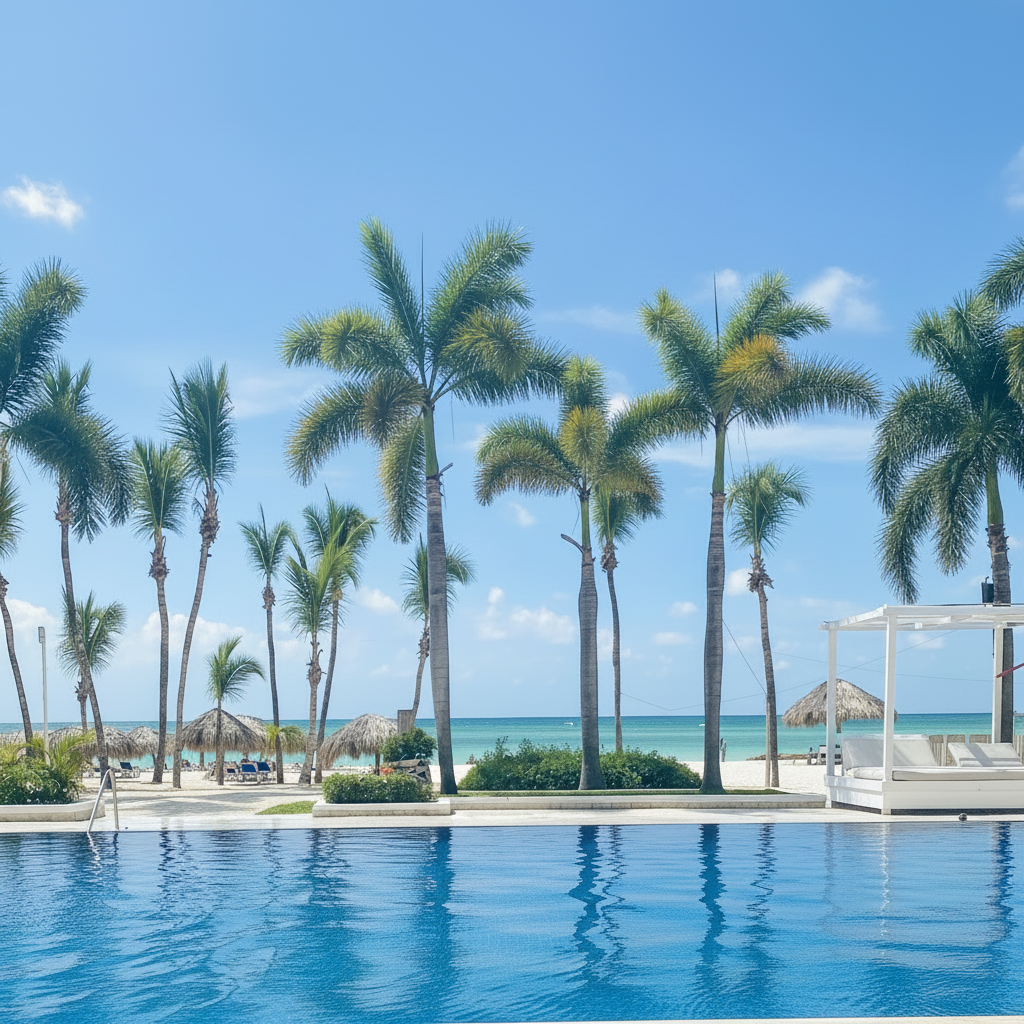 Fuller Palm Trees Resort Banner